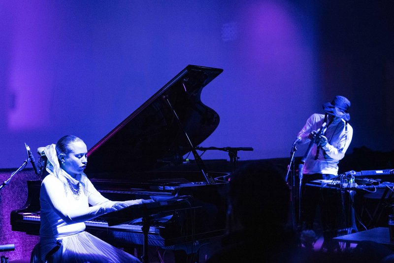 Exotic Sin live performance picture with grand piano
