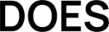 DOES Black Logo